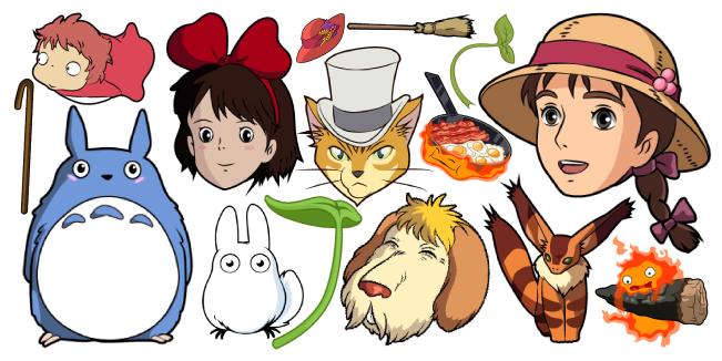 Коллекция курсоров Studio Ghibli - Custom Cursor Helper