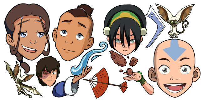 Avatar: The Last Airbender cursor collection