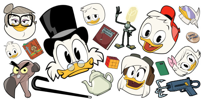 Коллекция курсоров DuckTales - Custom Cursor Helper