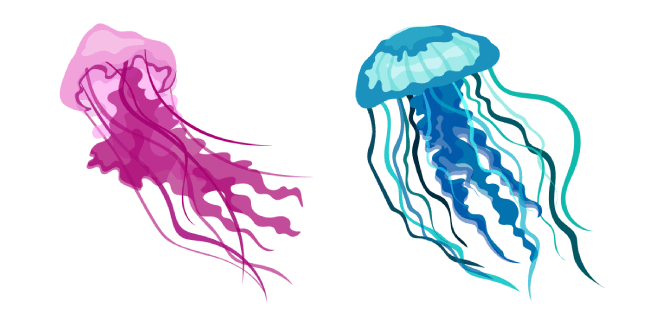 Aquarelle Jellyfish Cursor