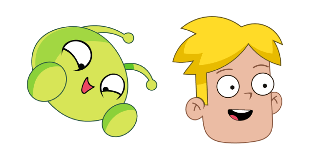 Final Space Mooncake and Gary Goodspeed Cursor