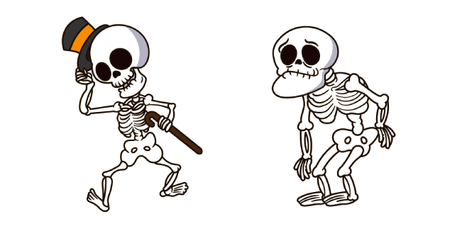 Halloween Funny Skeleton курсор