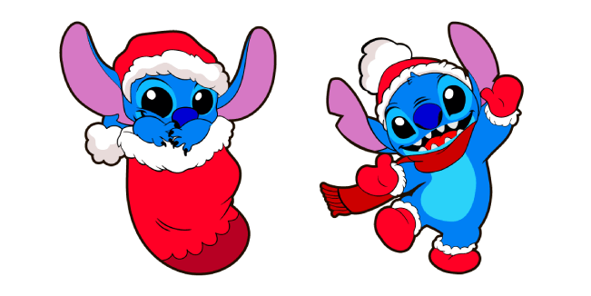 Lilo & Stitch Christmas Stitch Cursor