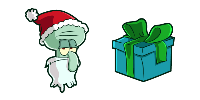 Squidward Santa курсор