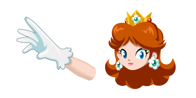 Super Mario Princess Daisy Cursor