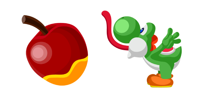 Super Mario Yoshi and Apple курсор