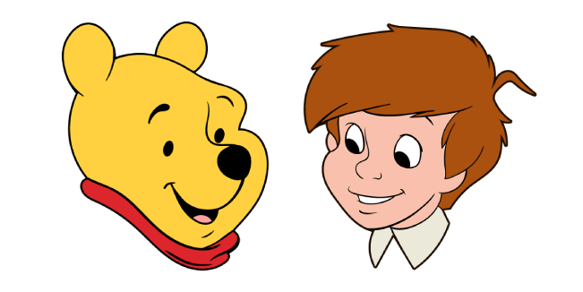 Winnie the Pooh and Christopher Robin курсор