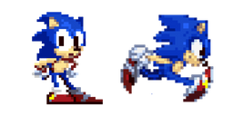 Sonic the Hedgehog Pixel Cursor