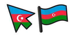 Azerbaijan Flag Curseur