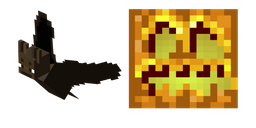 Minecraft Bat and Pumpkin Head Curseur