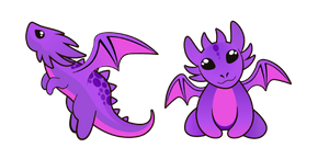 Purple Baby Dragon Curseur