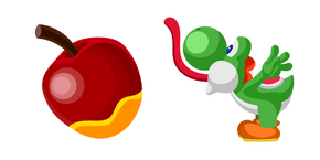 Super Mario Yoshi and Apple Curseur