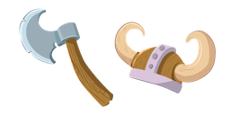 Viking Axe and Helmet Curseur