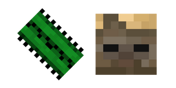 Minecraft Cactus and Husk Cursor