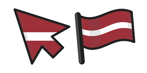 Курсор Latvia Flag