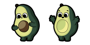 Cute Avocado Curseur