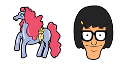 Bob's Burgers Tina Belcher and Chariot Cursor