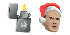 Die Hard Christmas McClane and Lighter Cursor
