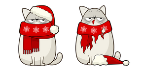 Курсор Christmas Cat and Costume