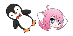 Gacha Life Senpai Artz and Penguin Doll Curseur