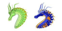 Wings of Fire Luna and Swordtail Curseur