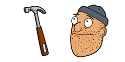 Курсор Bobs Burgers Teddy and Hammer