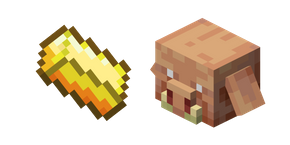 Minecraft Gold Ingot and Piglin Curseur