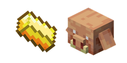 Курсор Minecraft Gold Ingot and Piglin