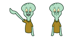 SpongeBob Normal Squidward Cursor