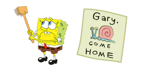 SpongeBob Gary Come Home Curseur