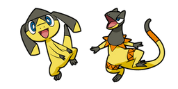 Pokemon Helioptile and Heliolisk Cursor