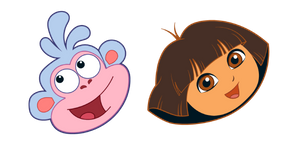 Dora the Explorer Dora and Boots the Monkey cursor