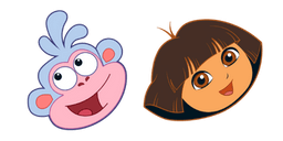 Dora the Explorer Dora and Boots the Monkey Cursor