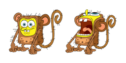 Monkey SpongeBob Cursor