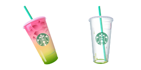 Starbucks Rainbow Drink Curseur
