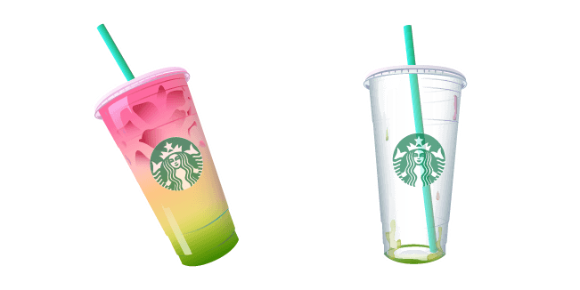 Bebida de Arcoíris de Starbucks Cursor