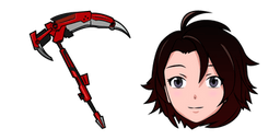 Курсор RWBY Ruby Rose Crescent Rose