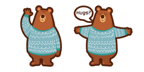 Cute Bear Hugs Curseur