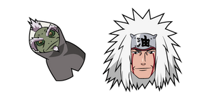 Naruto Jiraiya and Fukasaku Curseur