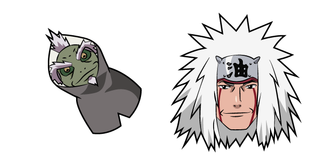 Naruto Jiraiya and Fukasaku Cursor