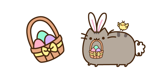 Easter Bunny Pusheen Cursor