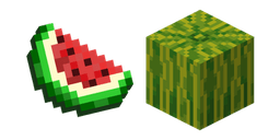 Minecraft Melon Slice and Melon Curseur