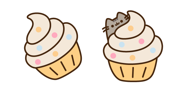 Pusheen and Cupcake Cursor