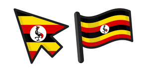 Uganda Flag Curseur