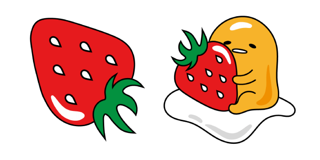 Gudetama and Strawberry Cursor