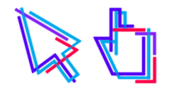 Курсор Цветные Линии