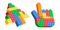 Курсор LEGO Кубики
