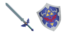 The Legend of Zelda Master Sword and Hylian Shield Curseur