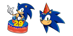 Sonic the Hedgehog 29th Birthday Cursor