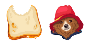 Paddington Bear and Sandwich Cursor